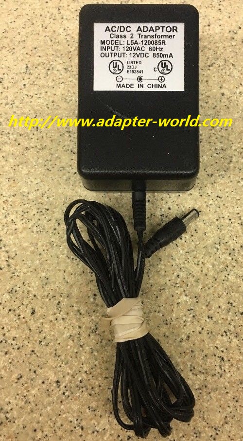 Brand NEW Model L5A-120085R Transformer 12V AC/DC Adaptor POWER SUPPLY Free shipping!